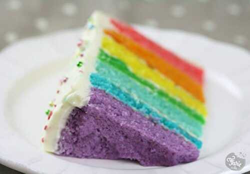 La recette du Rainbow cake - Cake design - Féerie Cake
