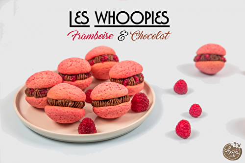 La Recette facile des whoopies framboise et chocolat