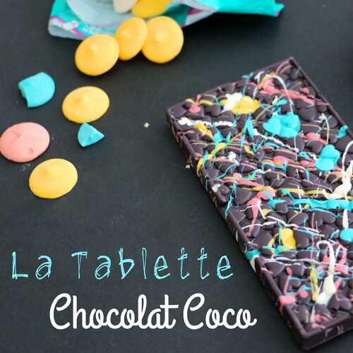 La tablette de chocolat coco à offrir