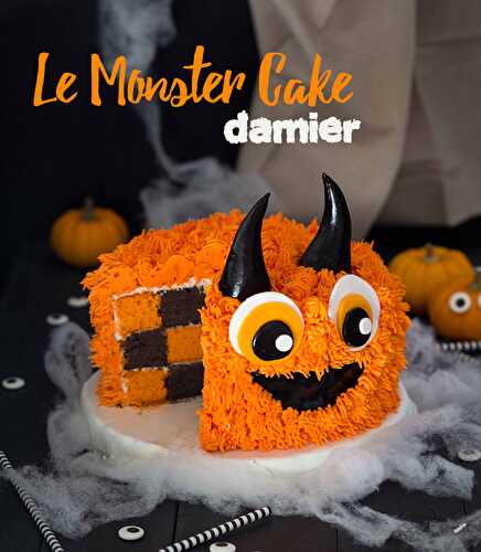 Le gâteau damier Monster Cake - Féerie Cake Blog
