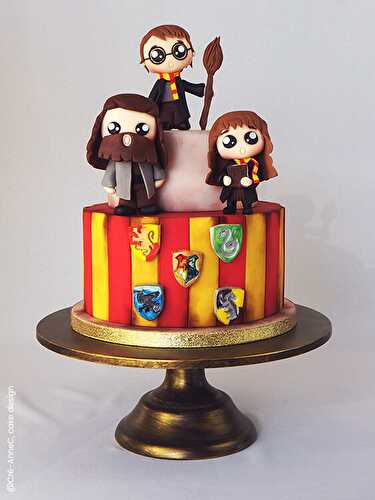 Le gâteau Harry Potter Kawaï de Cre-AnneC Cake Designer (Tuto modelage)