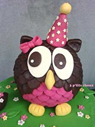 Le gâteau "hibou" de Marie-Anne