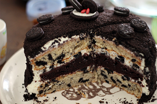 Le gâteau Oreo de Céline