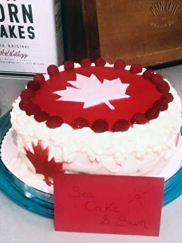 Le layer cake Canada de Christine