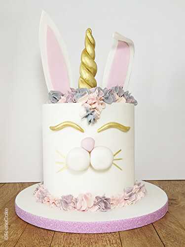 Le tuto rapide et simple : Le lapin Licorne de Pâques - Féerie Cake