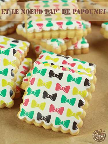 Les biscuits décorés pour la fête des papas