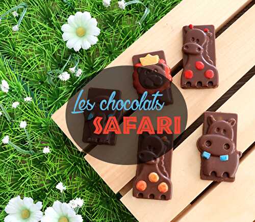 Les chocolats Safari, fourrés au caramel