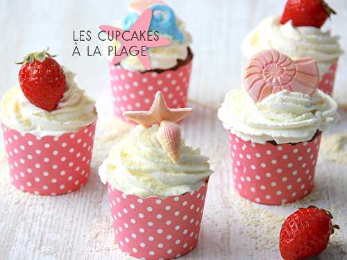 Les cupcakes à la plage par Gabriella - Féerie Cake