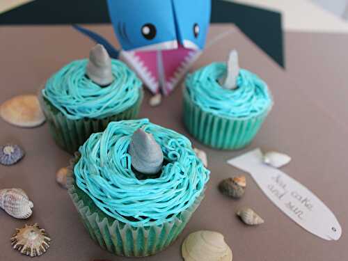 Les cupcakes requins d'Elodie - Féerie cake