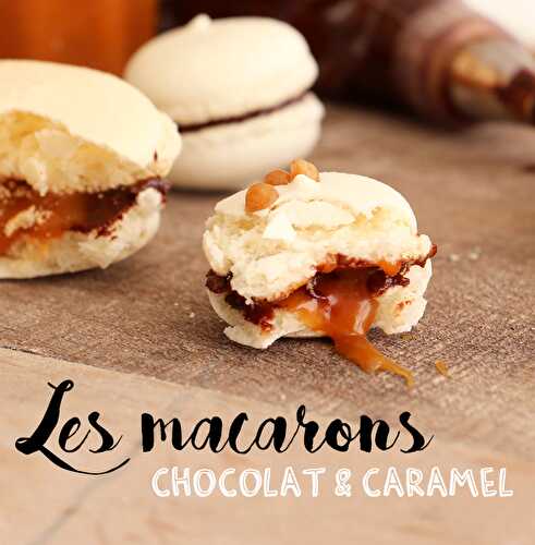 Macarons au coeur coulant caramel beurre salé - Féerie Cake