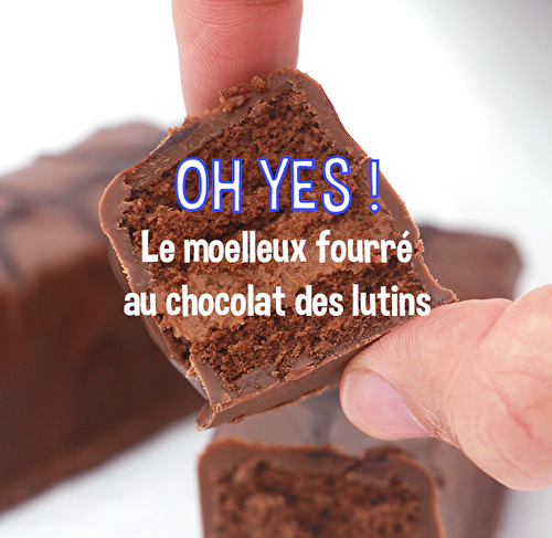 Oh Yes ! Les barres moelleuses fourrées au chocolat - Féerie Cake