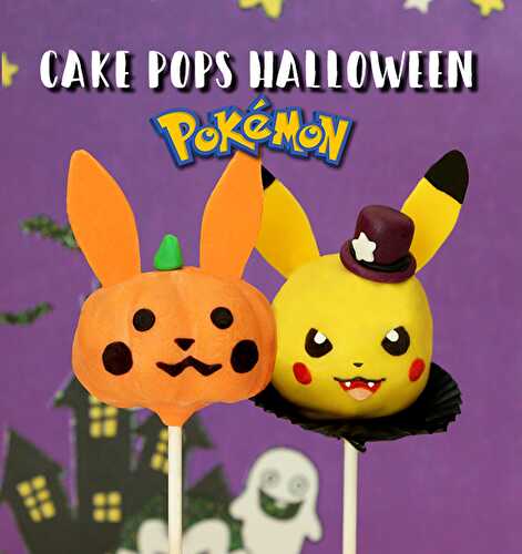 Pokémon, les cake pops d'Halloween