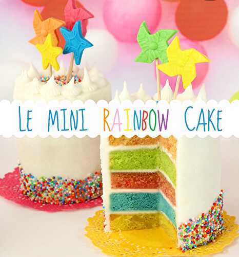 Rainbow Cake version mini à faire avec les enfants !