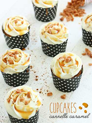 Recette des cupcakes cannelle et caramel - Féerie Cake