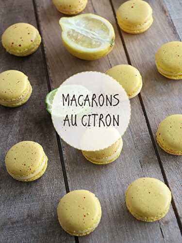 Recette des macarons citron/framboise - Féerie Cake