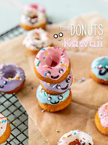 Recette des mini donuts kawaii - Féerie Cake