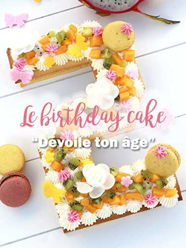 Recette du "Number Cake", le gâteau chiffre qui dévoile votre âge - Féerie Cake