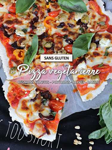 Recette pizza végétarienne sans gluten - Féerie Cake