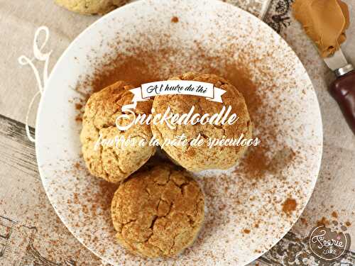 Snickerdoodles fourrés à la pâte de speculoos