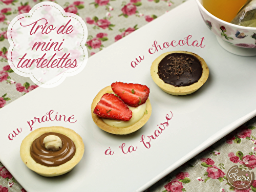 Trio de mini tartelettes