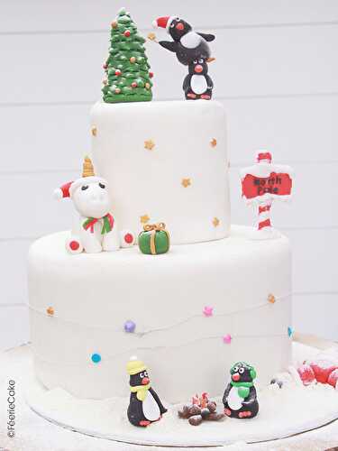 Tuto cake design : Père Noël & compagnie - Féerie Cake