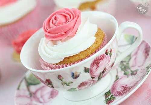Un bouquet de cupcakes à la rose