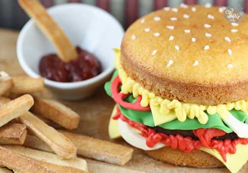 Un burger et des frites pour la fête des Pères !