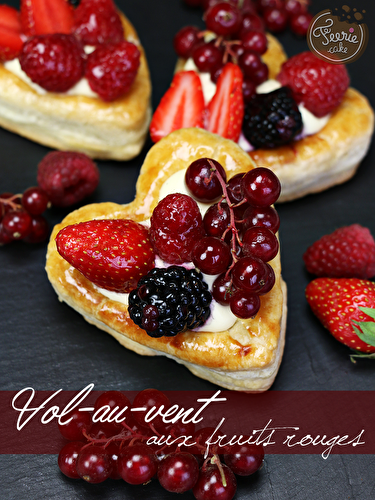 Vol au vent aux fruits rouges