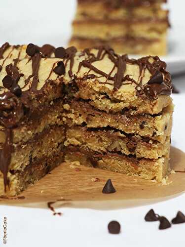 Layer cake aux cookies - Féerie cake