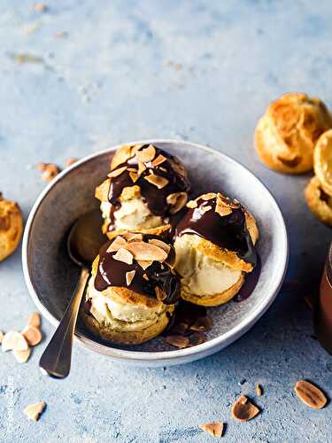 Profiteroles au chocolat