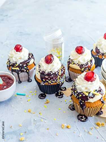 Les cupcakes banana split