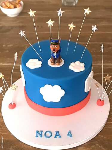 Cake design facile Pat Patrouille