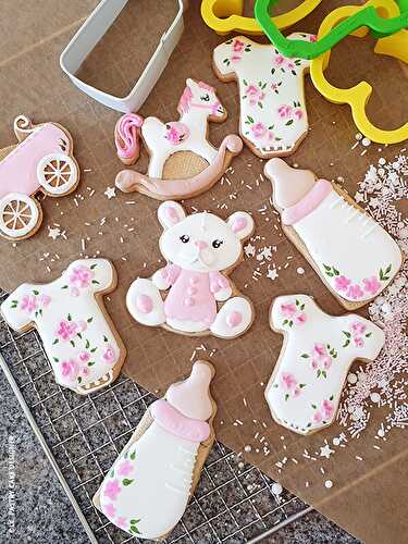 Les biscuits baby shower