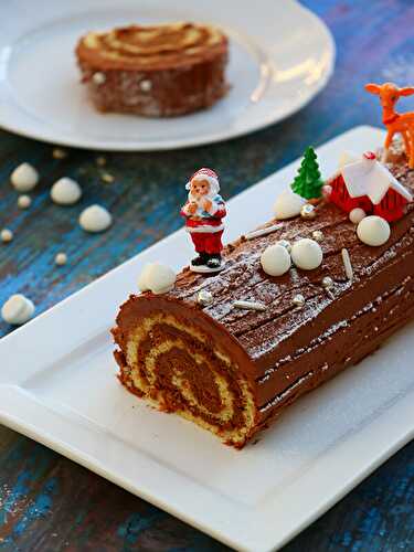 Bûche au chocolat facile