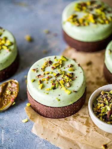 Tartelettes pistache et chocolat