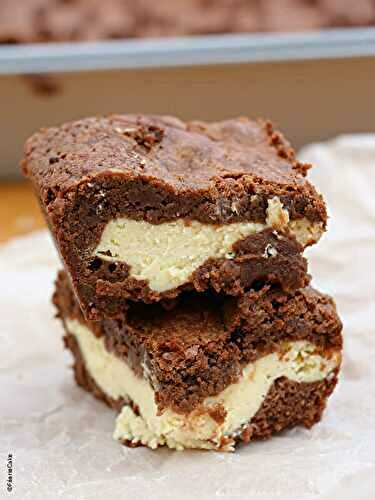 Brownie cheesecake