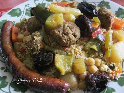 COUSCOUS AUX BOULETTES KEFTA