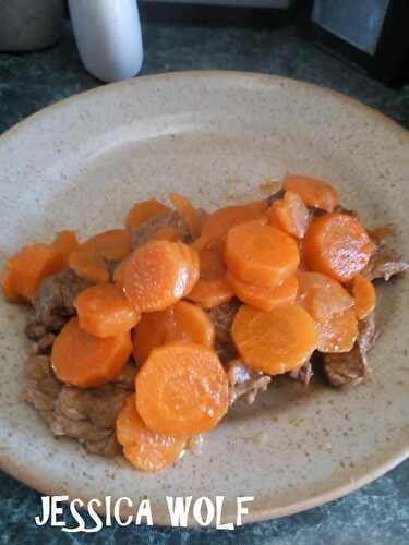 MIJOTE DE BOEUF A LA TOMATE ET AUX CAROTTES