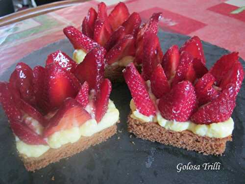 SABLE BRETON FACON TARTE AUX FRAISES