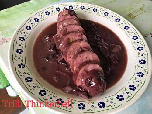 SAUCISSON DE LYON CUIT AU VIN ROUGE