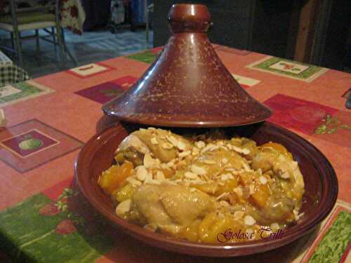 TAJINE AU POULET AUX ABRICOTS