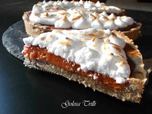 TARTE MERINGUEE AU CURD D'ABRICOTS