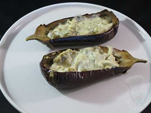 Aubergines grillées, sauce tahina