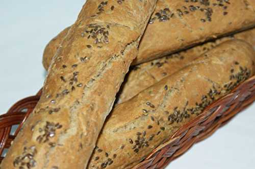 Baguettes au lin