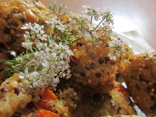 Balls quinoa carottes coriandre pois chiches - Le Palais des Saveurs