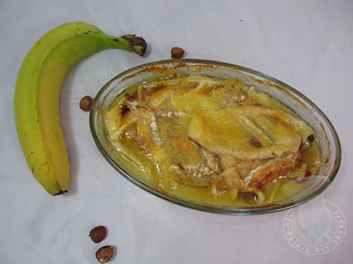 Bananes et noisettes rôties au Neufchâtel - Le Palais des Saveurs