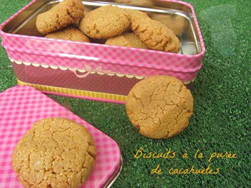 Biscuits à la purée de cacahuètes