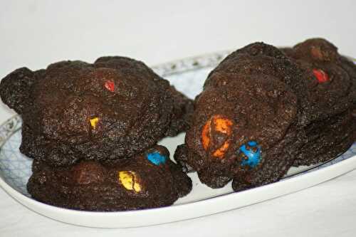 Biscuits au chocolat et M&M's