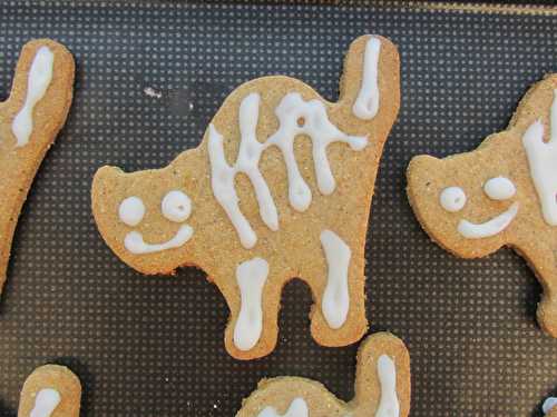 Biscuits sablés d'Halloween à la châtaigne et au miel