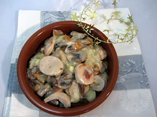 Blanquette de boudin blanc